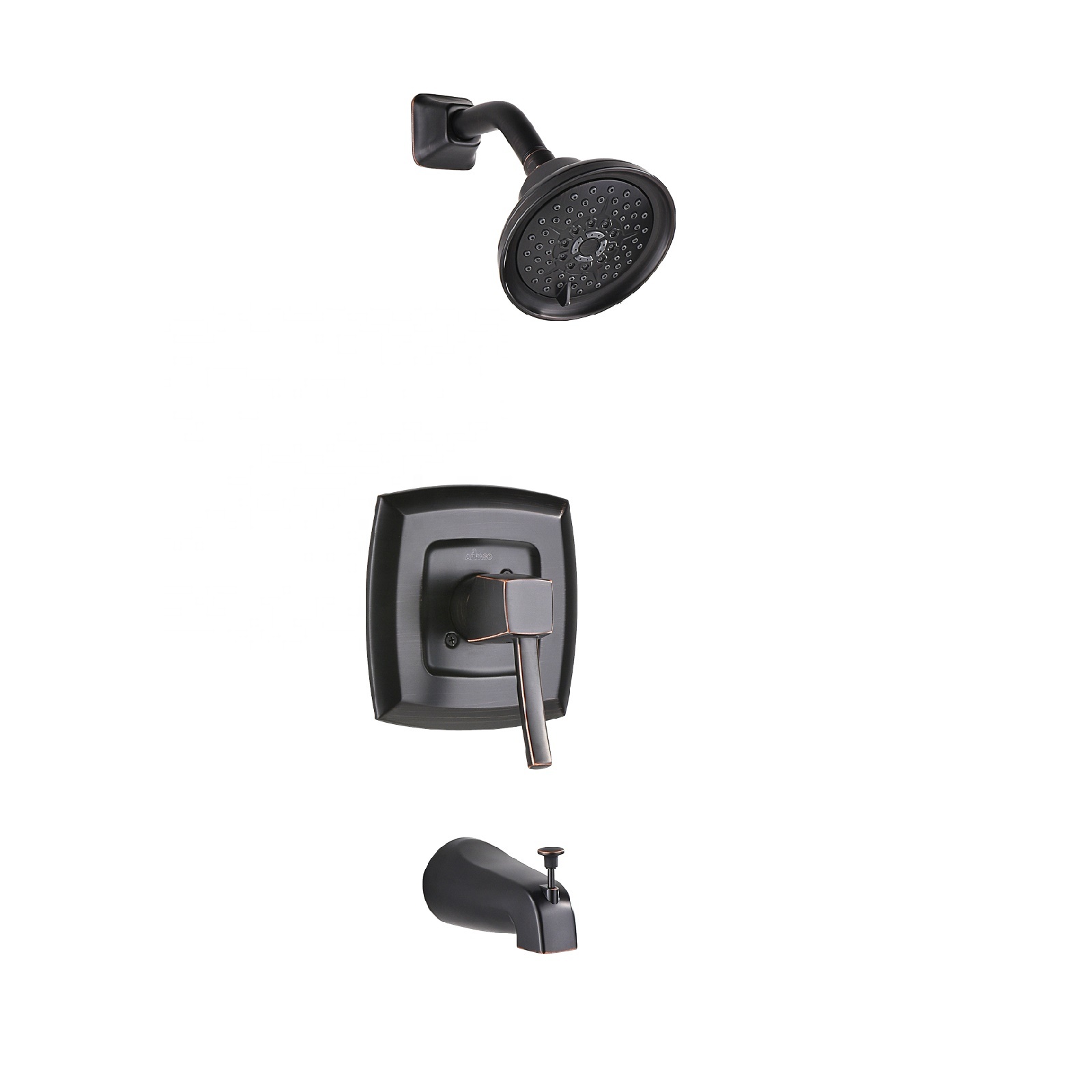 Fabricant de robinet de douche Mitigeur dissimulé Robinet de douche en bronze huilé