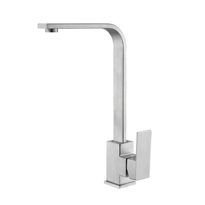 cUPC Nickel brossé en acier inoxydable 304 Robinet d'évier de cuisine de forme carrée
