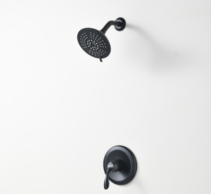 Robinet de douche de qualité supérieure salle de bain pommeau de douche noir et ensemble de robinet pour baignoire