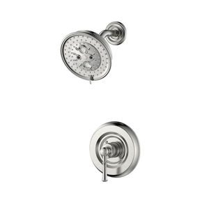 Robinet de douche en nickel brossé Installation du robinet de douche