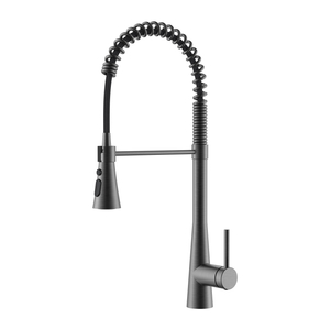 Meilleur robinet de cuisine Gun Metal Robinet de cuisine Pull Down Robinet de cuisine 