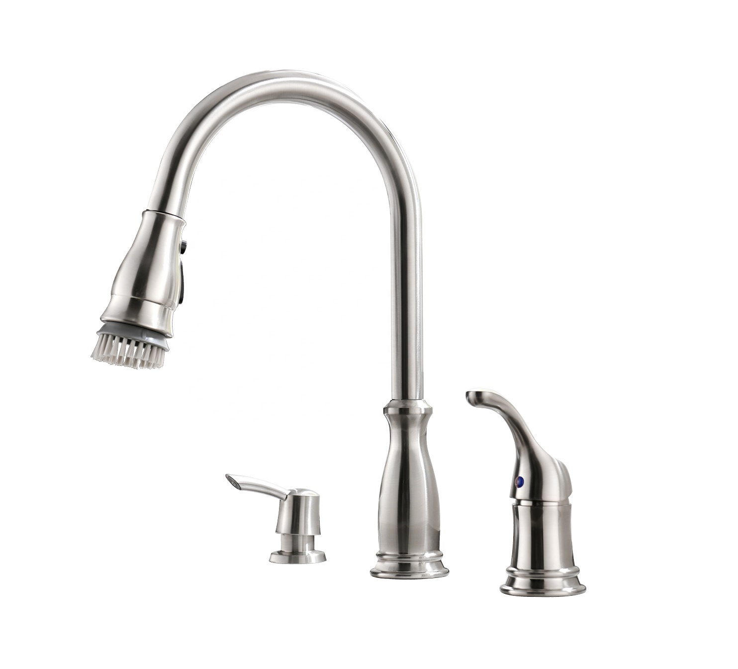 Robinet Robinet De Cuisine Robinet De Cuisine À Trois Voies Mitigeur Robinet Avec Distributeur De Savon