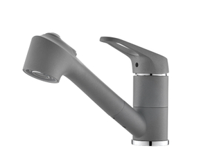 Guangdong sanitaire monotrou robinet évier robinet évier robinets de cuisine avec pulvérisateur