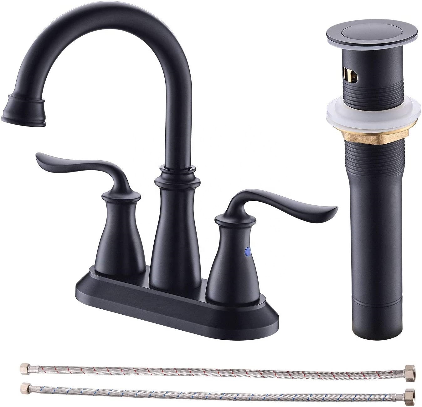 Offre spéciale mélangeur d'eau classique américain trois trous Dural poignées robinet de bassin de haute qualité