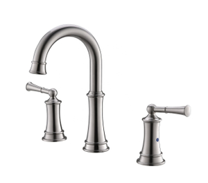 Robinet de lavabo Robinet de lavabo de 4 pouces Robinet de salle de bain monté sur le pont Mélangeur de lavabo