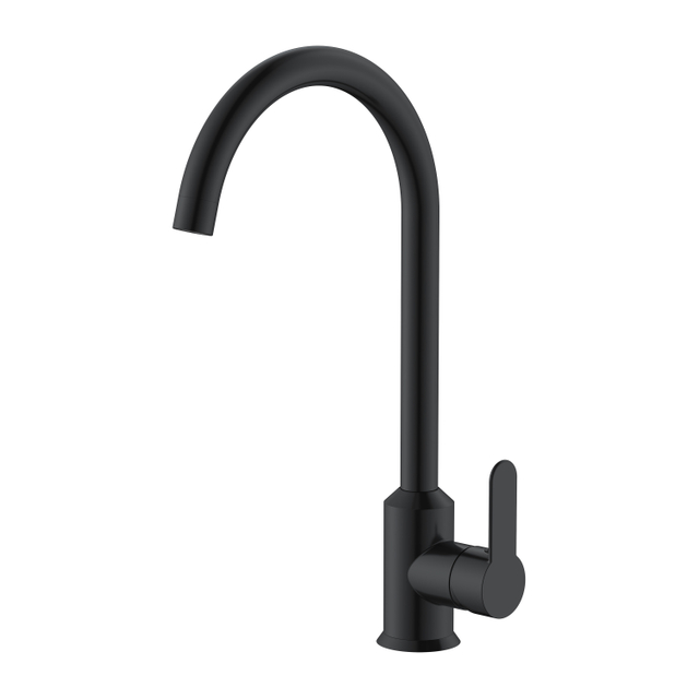 Robinet de cuisine à une poignée Robinet de cuisine noir