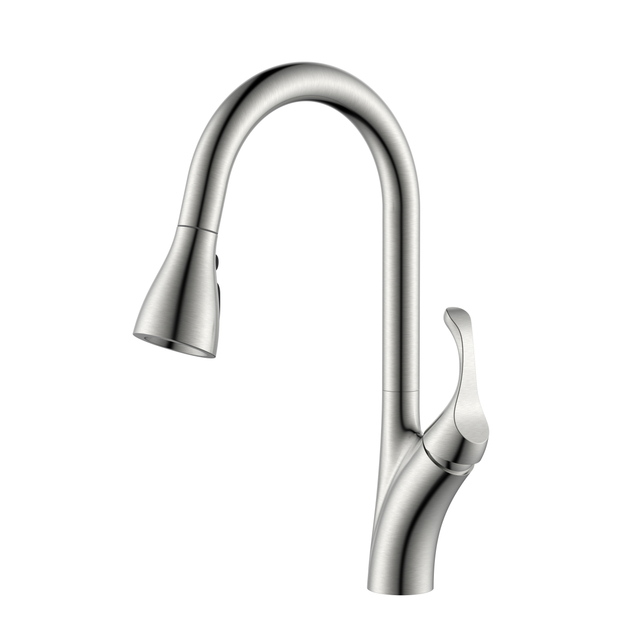 Robinet de cuisine en nickel brossé à tirette Robinets de cuisine American Standard