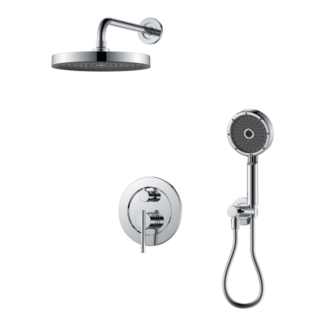Robinet de baignoire avec douchette Robinet de douche chromé