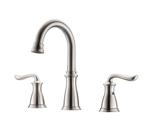 APB136-BN Robinet de lavabo design spécial Robinet en nickel brossé Robinet de lavabo 3 trous